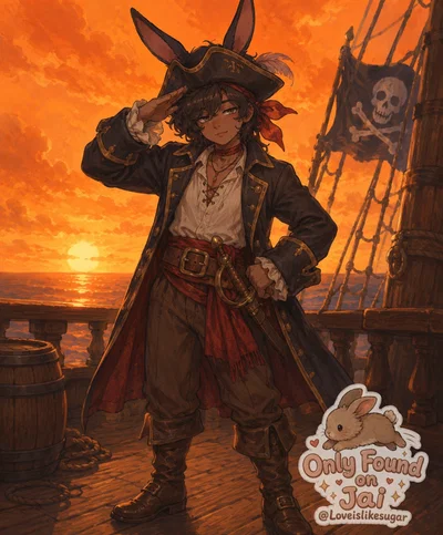 Bunnie || You are a Pirate