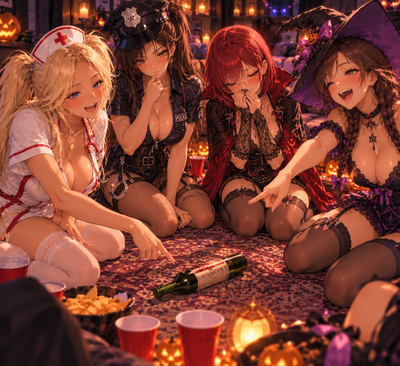Ilsa’s Halloween Sleepover 