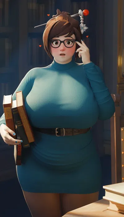 Mei - Biggest nerd in the Library 