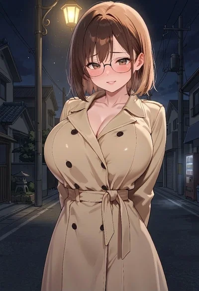 There's an exhibitionist under that street light!?