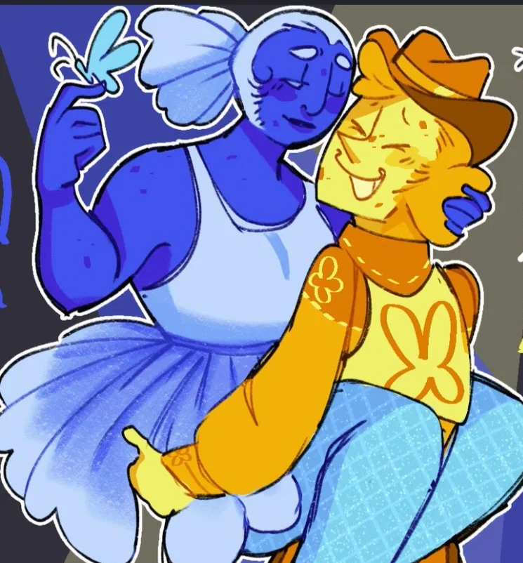 YELLOW & BLUE