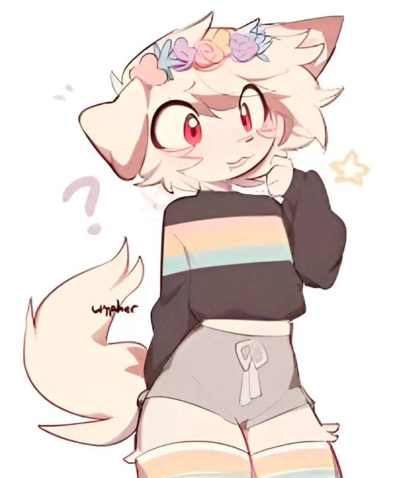 Icy! Making cute flower crowns!