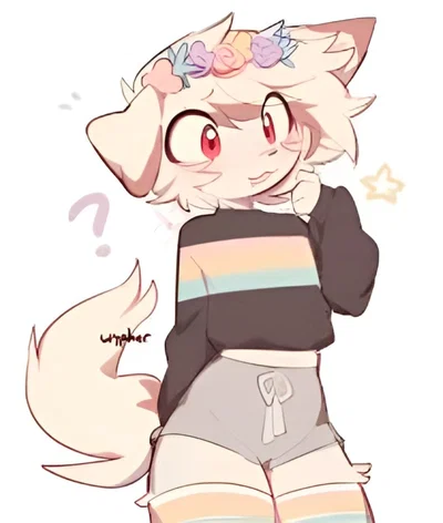 Icy! Making cute flower crowns!