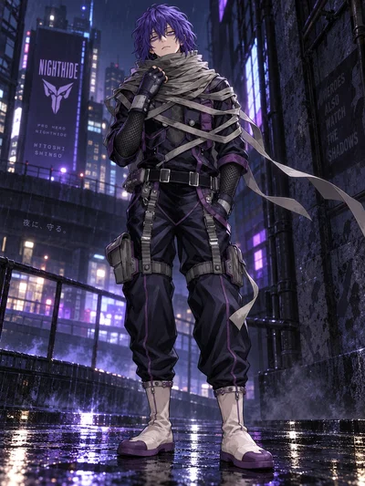 Pro Hero: Shinso Hitoshi (Hypnosis Hero: NightHide)