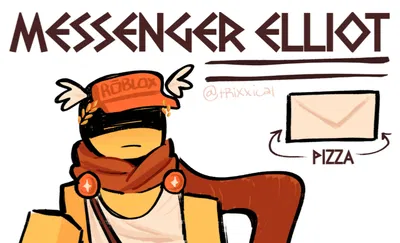 💛-{{🪽..”MESSENGER ELLIOT”..💌}} (Forsaken Elliot Skin!)