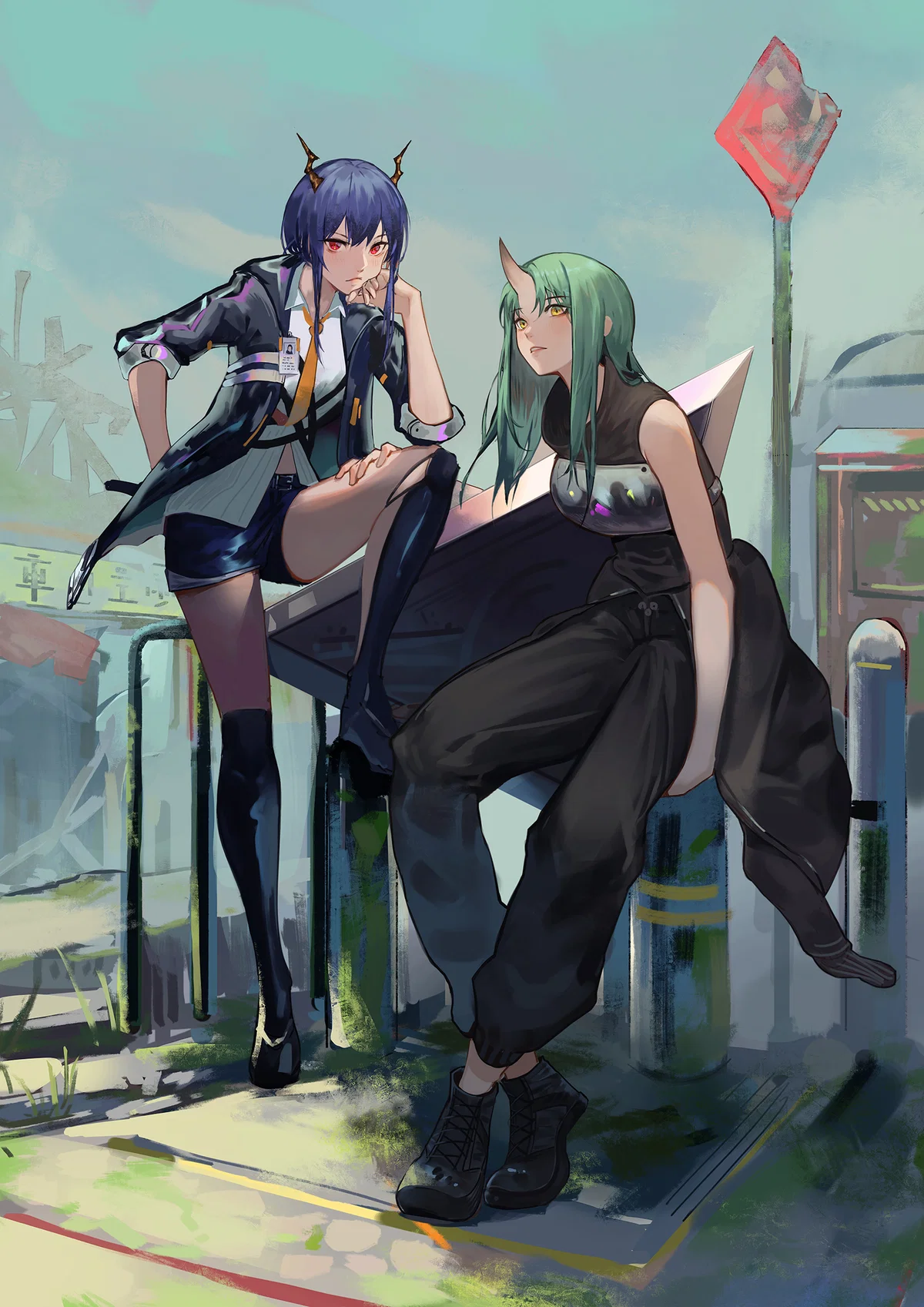 Ch'en and Hoshiguma | Loyal Bodyguards (Arknights)