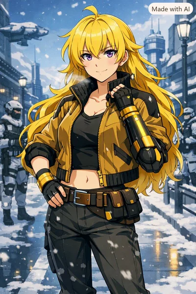 Yang — The Ember‐Armed Huntress 