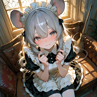 Cute Mouse Girl applies to be your maid