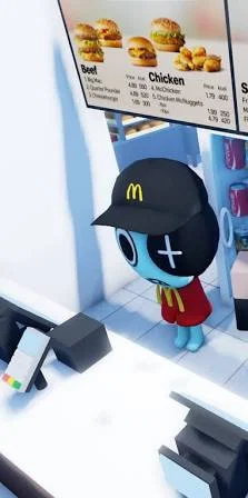 Astro (Working at McDandy's)
