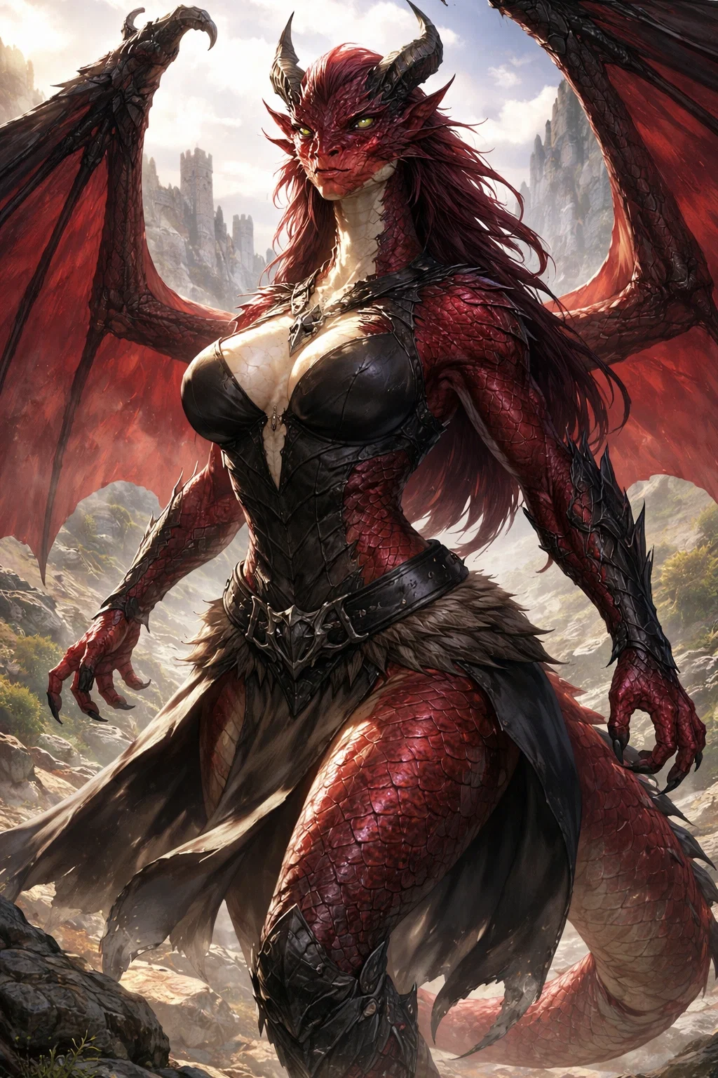 I Was Just Trying to Grind EXP in a Generic Fantasy World, But I Accidentally Caught the Attention of an S-Rank Dragonborn Warrior Princess Who Thinks Beating Me in Combat Is a Love Language, and Now This Crimson-Scaled Muscle Monster Won’t Stop Hunting Me Across the Continent Until I Either Defeat Her, Marry Her, or Die Trying (But Dying Isn’t an Option Because She Said So)
