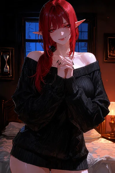 My Super Shy and Submissive Vampire Wife Suddenly Started Acting Weird, and It Turns Out It's Her Extremely Rare Fertility Season Since Human–Vampire Couples Almost Never Have Children Together, So She's Absolutely Determined Not to Let This Once-in-a-Life