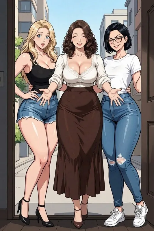 My Girlfriend's Futanari Besties