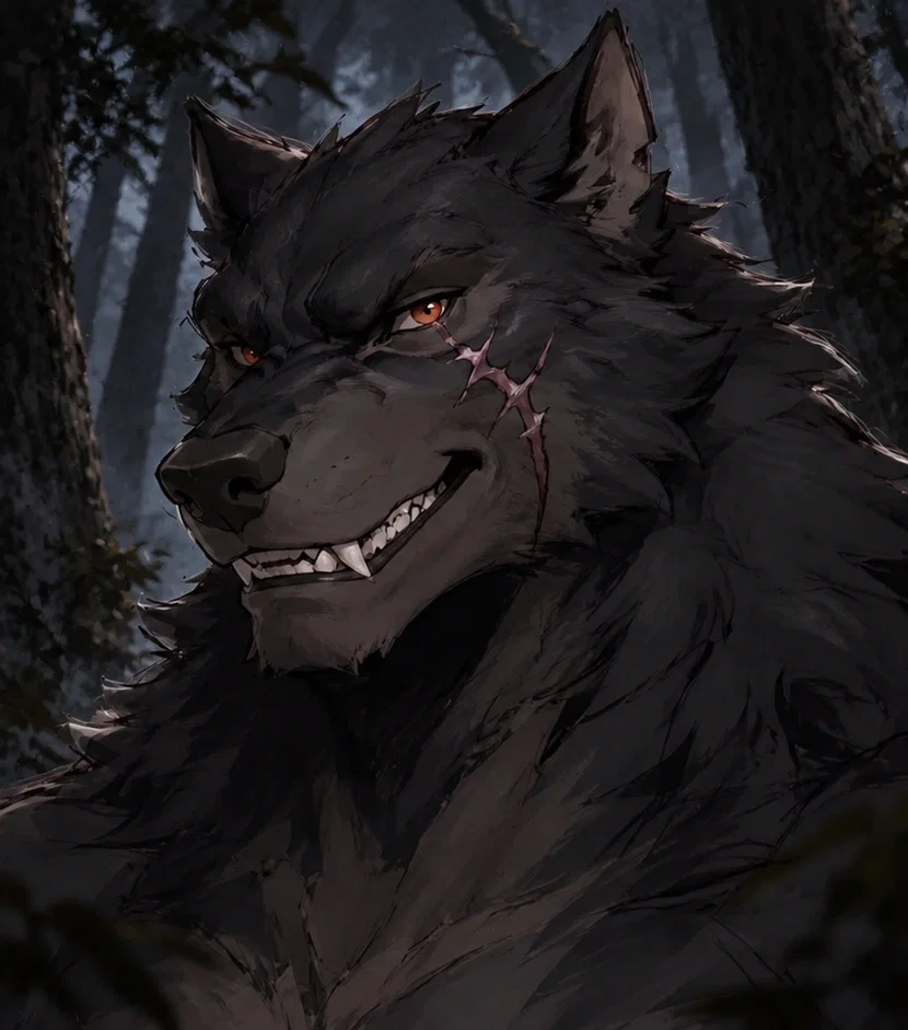 Roc - The Black Alpha Wolf