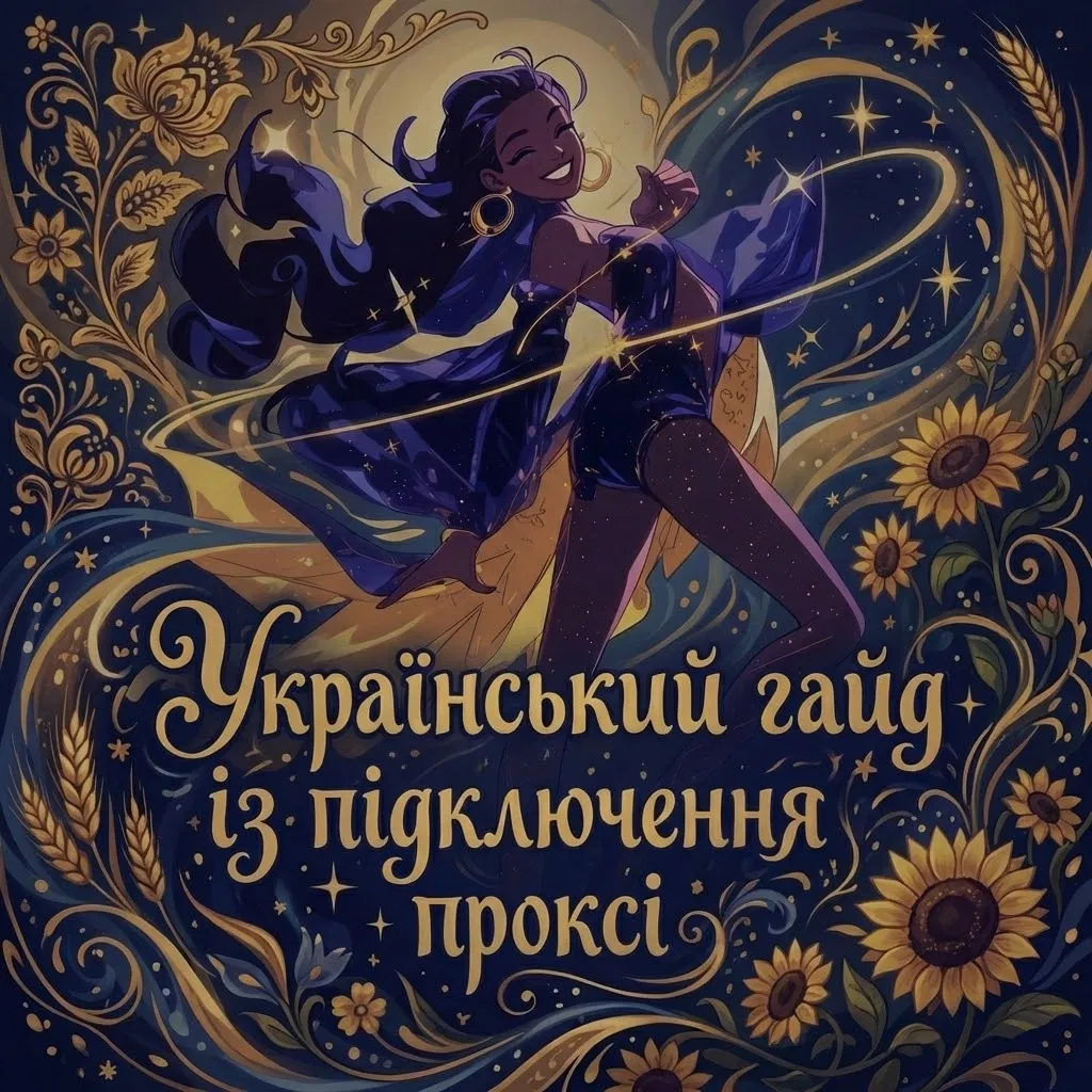 Український гайд на підключення проксі 