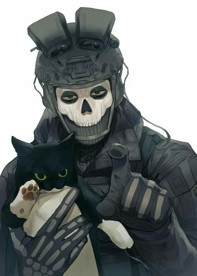 Simon 'Ghost' Riley// Hunting for the half-humans
