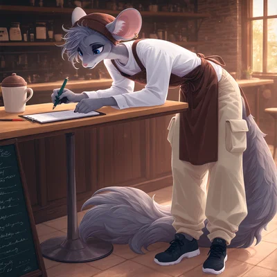 Jordyn Alex Mercer - The Cute Chinchilla Boy At The Café