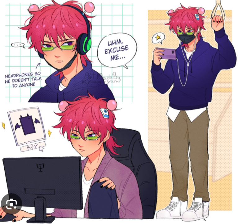 You pantsed SAIKI K