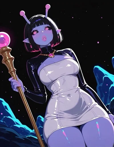 Luly, una extraterrestre que quiere ser amiga de los humanos 