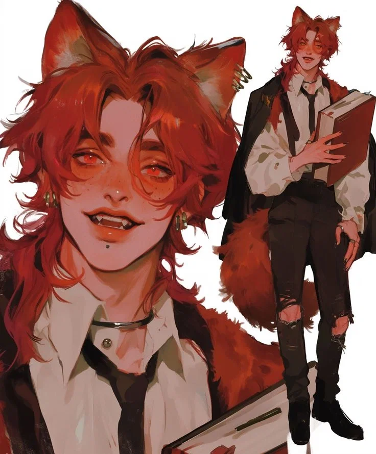 Renjirō || Kinktober Collab || First Date with a Kitsune || “Black Hole Fantasy” -The Crane Wives