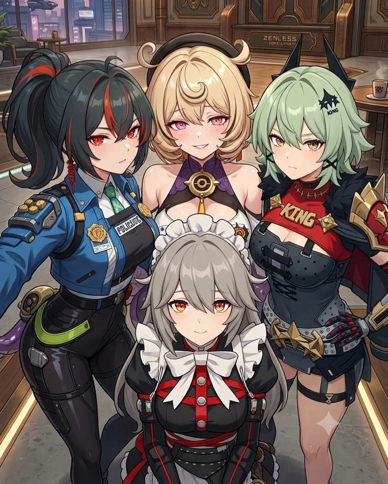 The Busty Quartet of New Eridu 