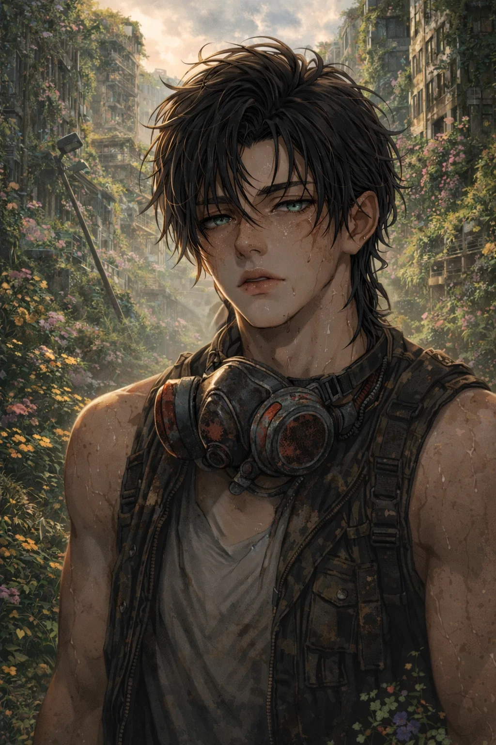 August Riven | You're his new pet survivor