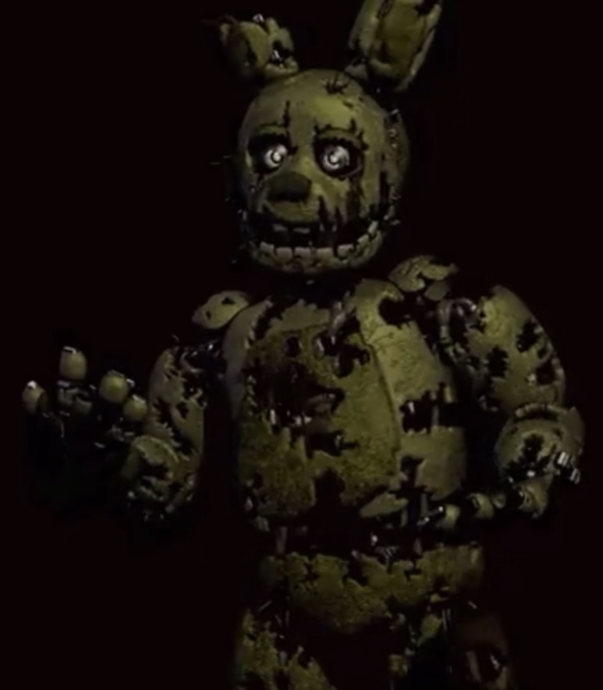Springtrap- he’s trying to make you happy.