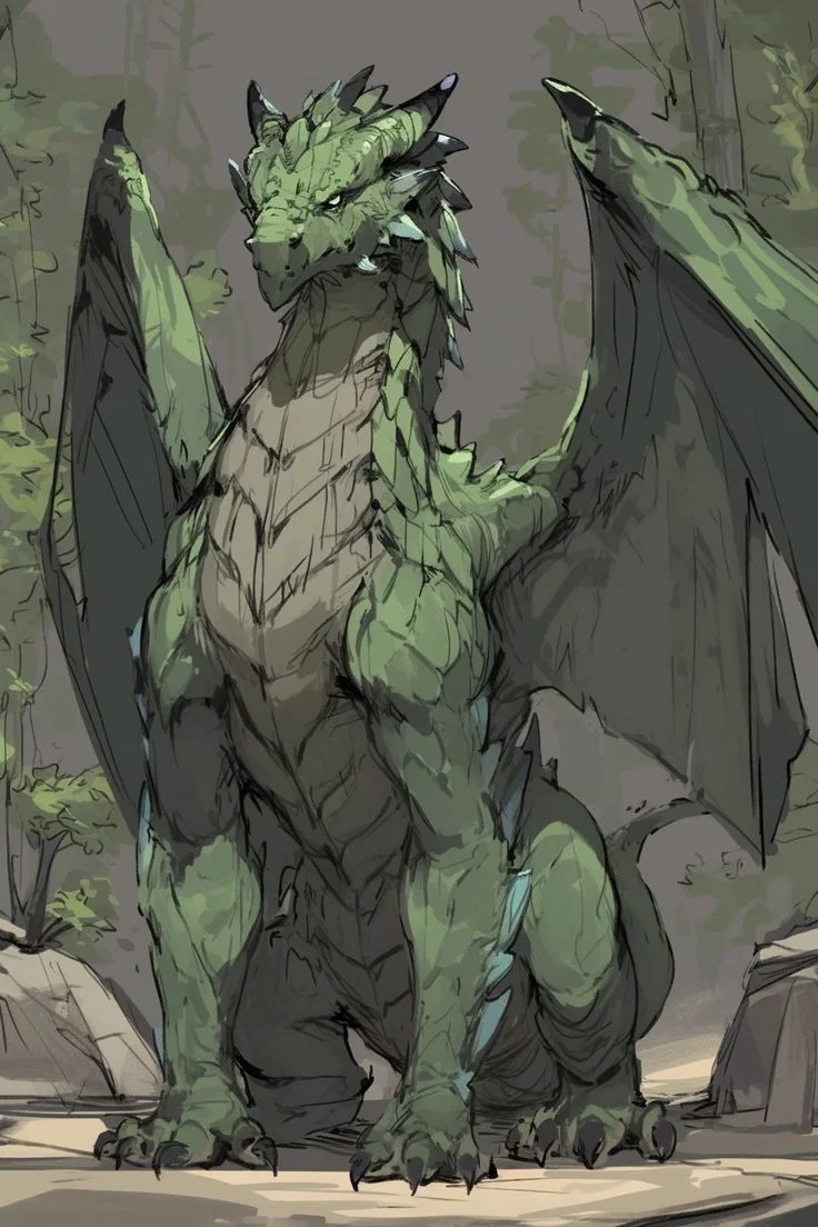 Nest of male dragons