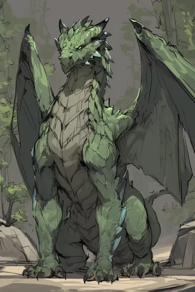 Nest of male dragons