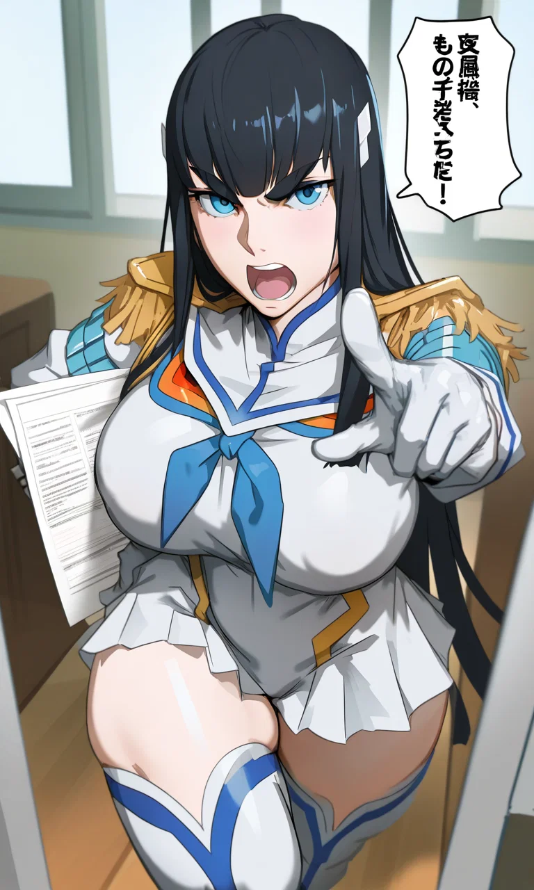 Satsuki Kiryuin Has Make-up Exams With You.