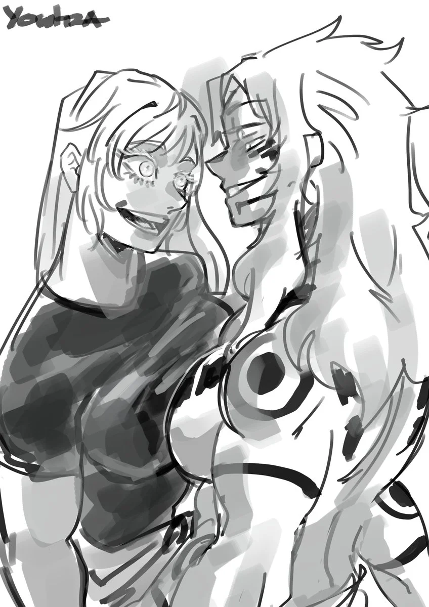 𓆩♥︎𓆪Female Gojo and Sukuna! 𓆩♥︎𓆪