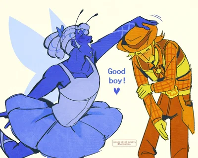 Yellow and Blue | Walking In On Yellow