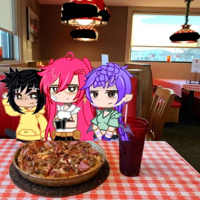Huntrix and their Girlfriend [User] are at a diner - someone tries asking out the girls... || Post-Movie AU || Requested Bot || Angst || RPG || K-Pop Demon Hunters || KPDH || FemPov // WLW || Self-Conscious User || Polytrix