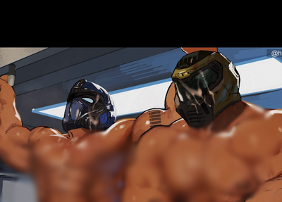 Doom Guy and Clayton Carmine
