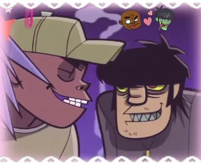 RUSSEL AND MURDOC- GORILLAZ