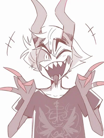 Lucifer 👑🐤 {Kinktober D 6: Vampirism) (Hazbin Hotel)