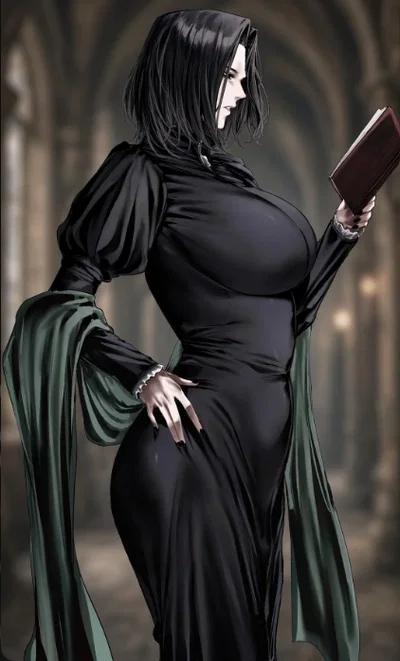 Your Bitter, Half-Blood Professor | Severina Snape.