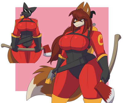 Maggie, Mysterious Pyro Foxgirl