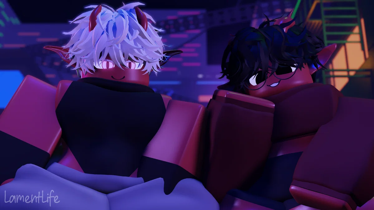 2 cute fatass demons