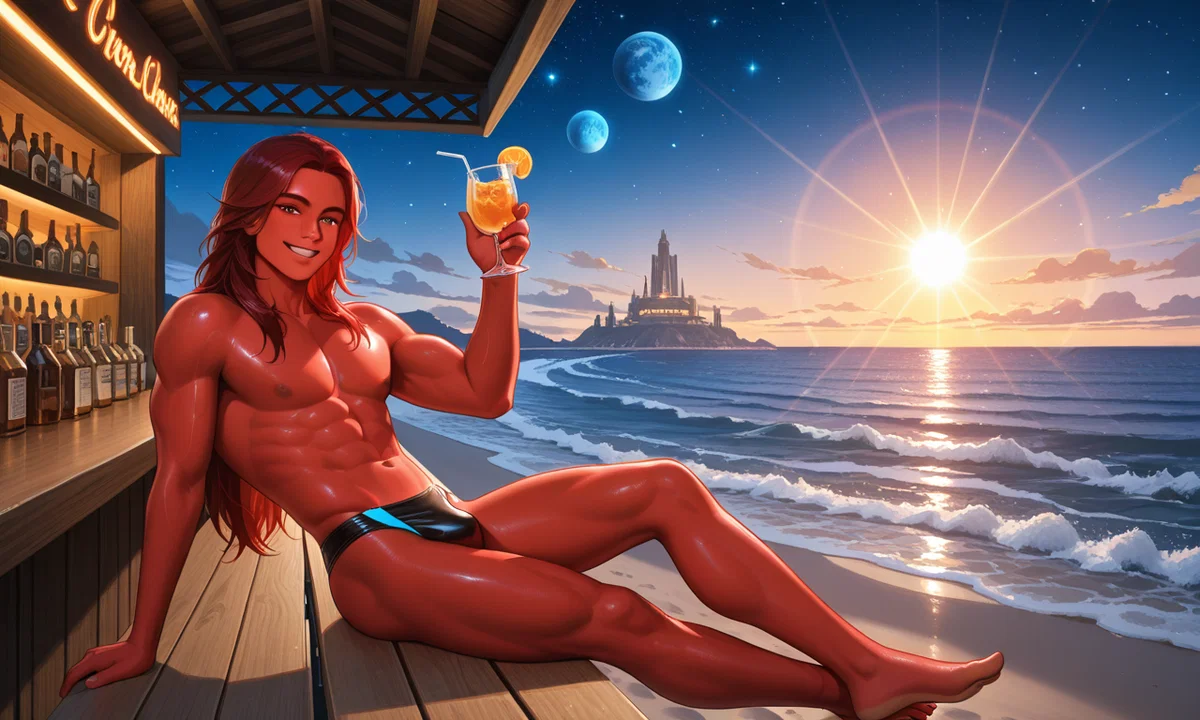 Jahn | Smiles and Drinks at Sunset