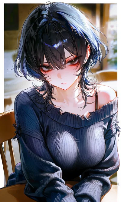 "...S-Stop staring at me! I-It's distracting!" | Mikoto Tachibana