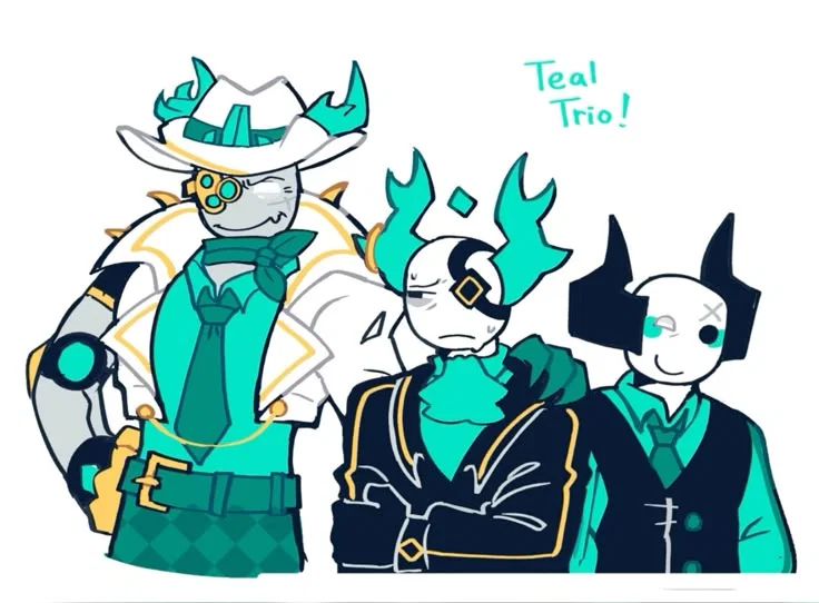 ⭐🧪☎️🔗|| ~ The Teal Trio! • [Phighting]