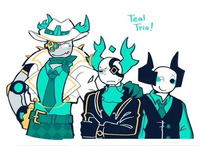 ⭐🧪☎️🔗|| ~ The Teal Trio! • [Phighting]