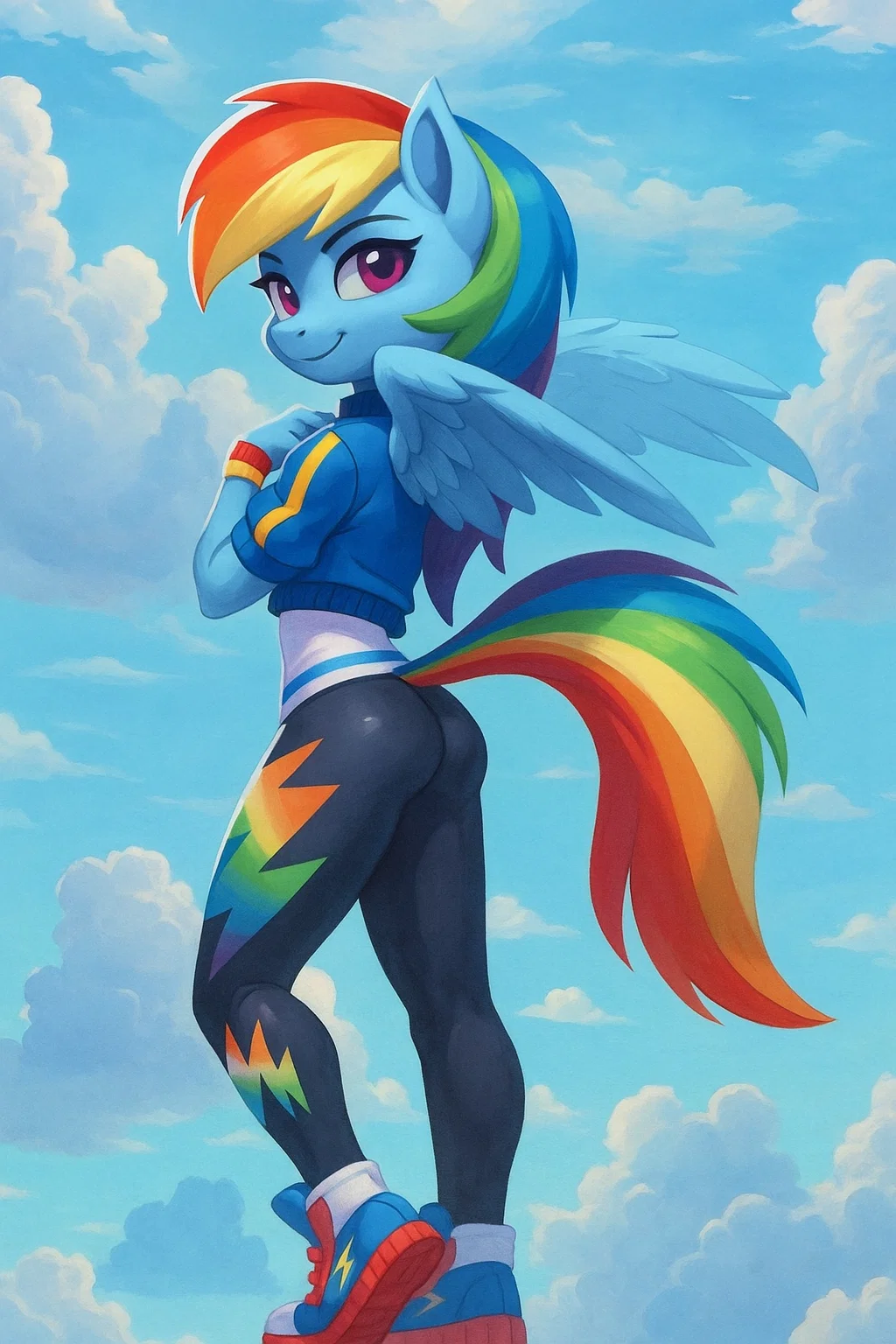 Rainbow Dash |🌈| The Wonderbolts Training Grounds🪽Anthropomorphic My Little Pony