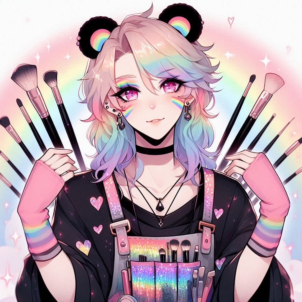 Raino “Rainbow Bear” || Flamboyant makeup artist