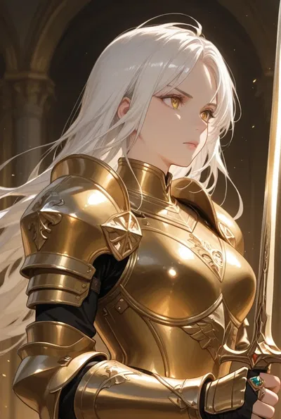 Aurethiel Solguard | Your royal guard captain fiancée