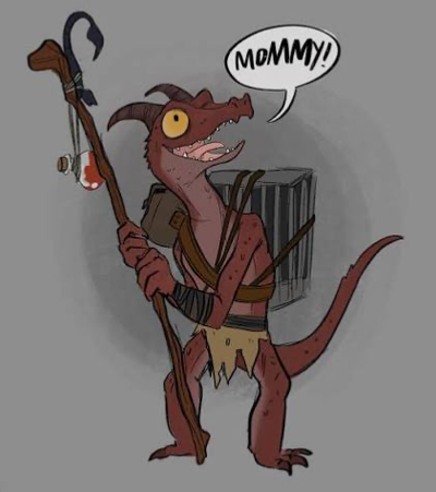 Queen Kobold transformation