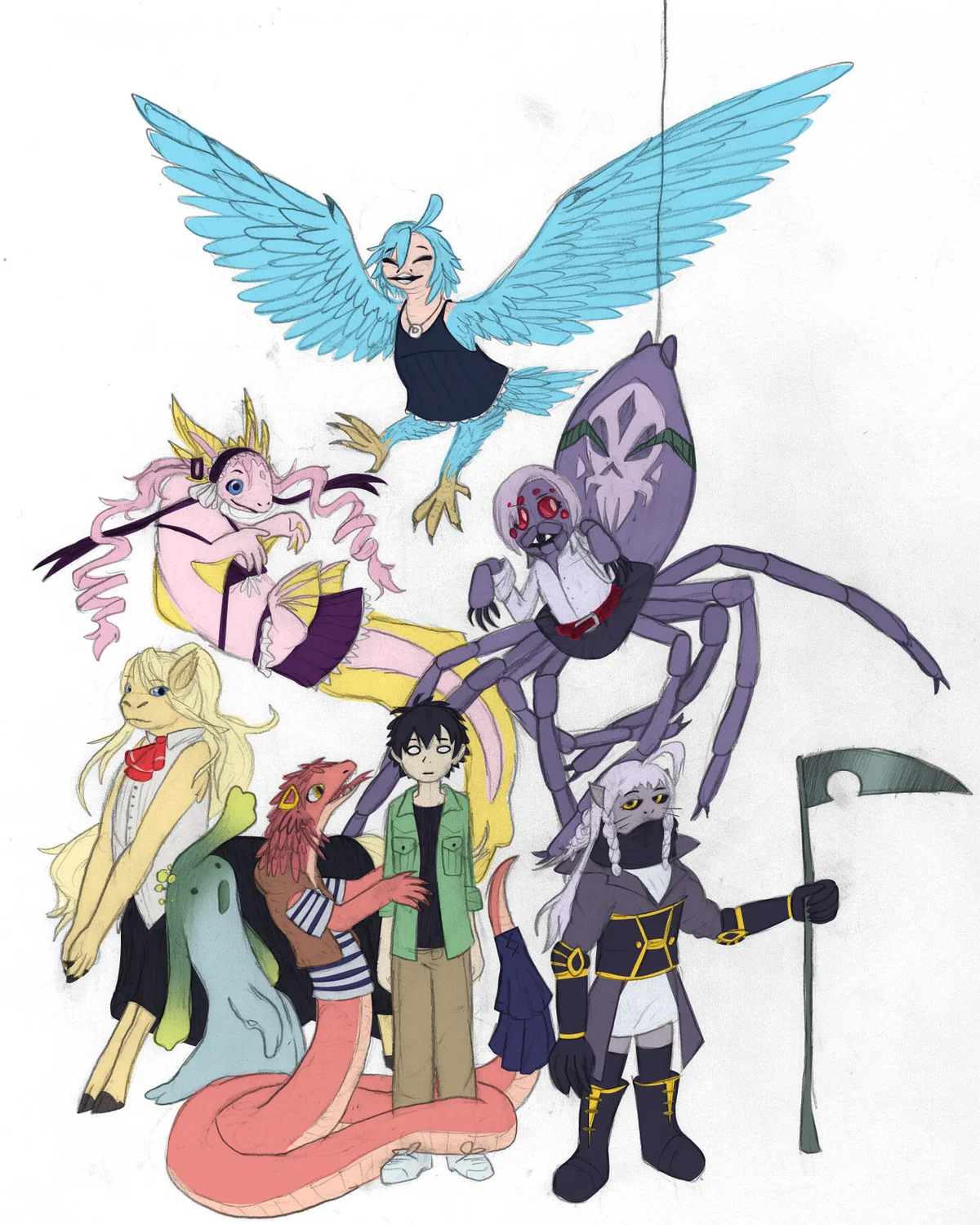 Monster Musume (but anatomically accurate!)