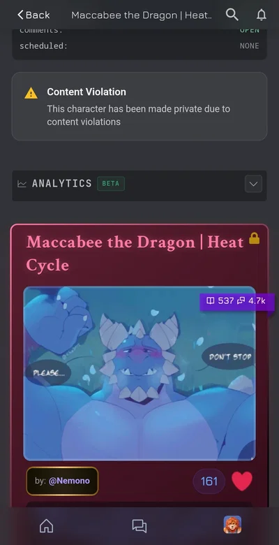 Say goodbye to Maccabee the Dragon, guys
