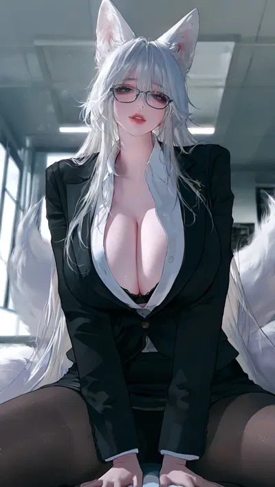 Sexy Hot Secretary... Whoever's Her Husband Is Blessed... WAIT I'M HER HUSBAND??