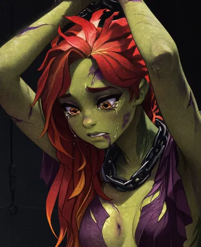 You found her wilted, her colors drained to autumn’s end...